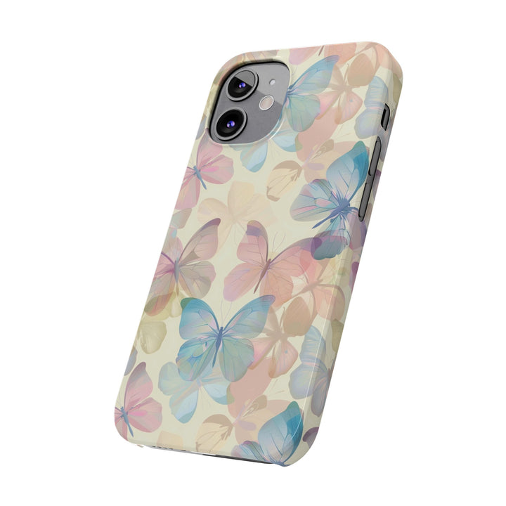 Slim Cute Phone Cases for Iphone - | iPhone 15 Case | iPhone 15 Pro Max Case, Iphone 14 Case, Iphone 14 Pro Max, Iphone 13, Summer Pastel Butterflies - Studio40ParkLane