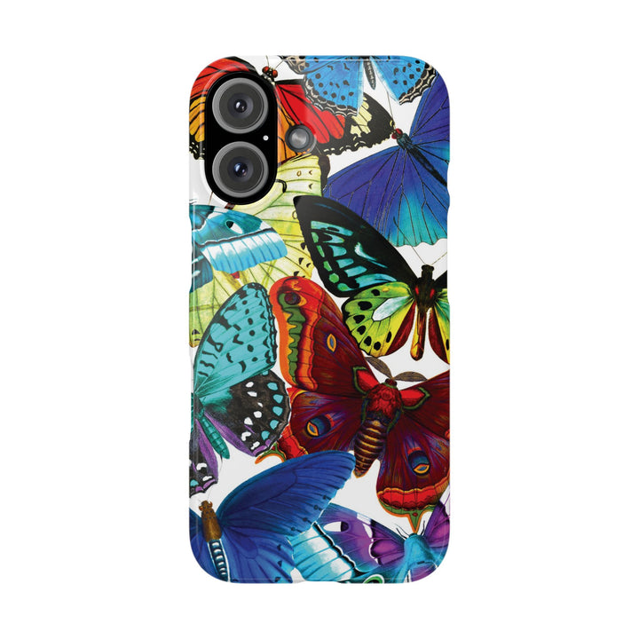 Slim Bright Butterflies Gift for Her Cute Phone Cases for Iphone 16 Pro Max | iPhone 15 Case | iPhone 15 Pro Max Case, Iphone 14, Iphone 14 Pro Max, Iphone 13 12 11 8 7 - Studio40ParkLane