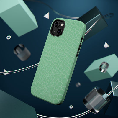 Non Leather Mint Color Pattern Magsafe Cute Phone Case for Iphone Gift for Her, | iPhone 15 Case | iPhone 15 Pro Max Case, Iphone 14, Iphone 14 Pro Max, Iphone 13, Iphone 16 - Studio40ParkLane