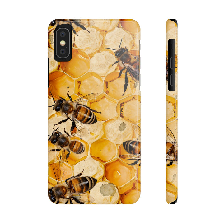 Slim Cute Phone Cases for Iphone - | iPhone 15 Case | iPhone 15 Pro Max Case, Iphone 14 Case, Iphone 14 Pro Max, Iphone 13, Summer Honey Bees - Studio40ParkLane