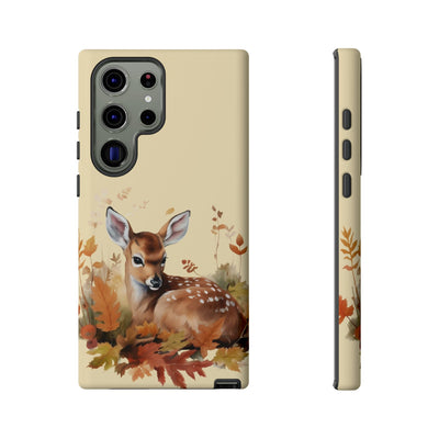 Autumn Fall Deer Gift for Her Cute Phone Case for, Samsung Galaxy S24, S23, S22, S21, IPhone 16 Case | Iphone 15, Iphone 14, IPhone 13 Case