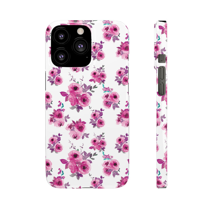 Sleek Snap Flowers Gift for Her Cute Phone Case for iPhone 16 15 14 13 12 11 X Xs Max Xr Pro Plus Samsung Galaxy S24 S23 S22 S21 S20 Ultra