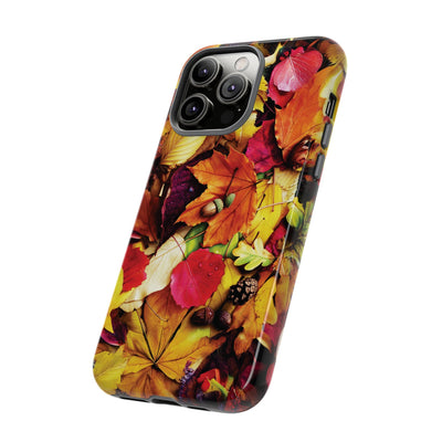 Aesthetic Tough Fall Leaves Foliage Premium Phone Case - For iPhone 17 Pro Max iPhone 16 Pro iPhone 15 Iphone 14 Plus 13 Pro 12 11 10 XR - Studio40ParkLane
