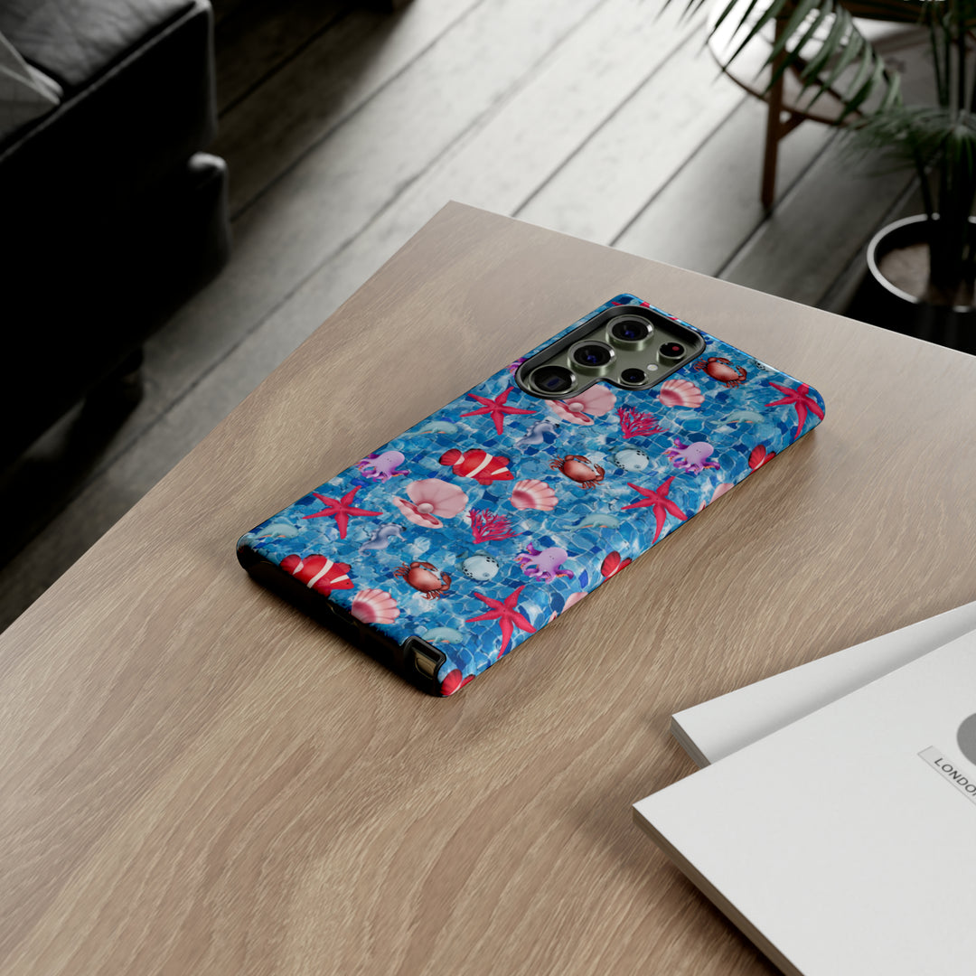 Cute Samsung Phone Case | Aesthetic Samsung Phone Case | Galaxy S23, S22, S21, S20 | Under The Sea, Protective Phone Case - Studio40ParkLane