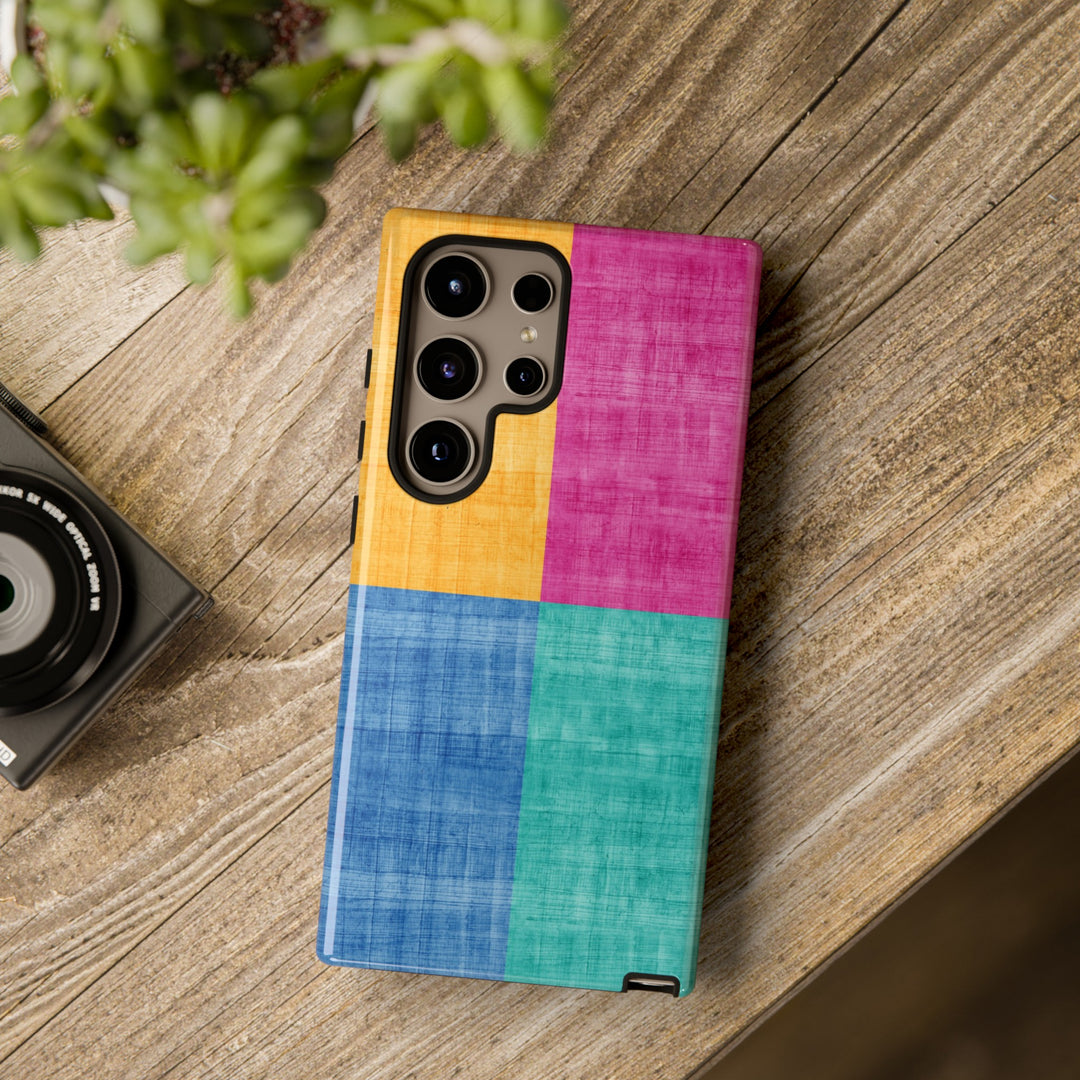Impact Resistant, Colored Shapes, Cute Phone Cases for Samsung S24, S23, S22, S21, IPhone 15 pro Iphone 14 pro Iphone 13 IPhone 12 Iphone 11 - Studio40ParkLane