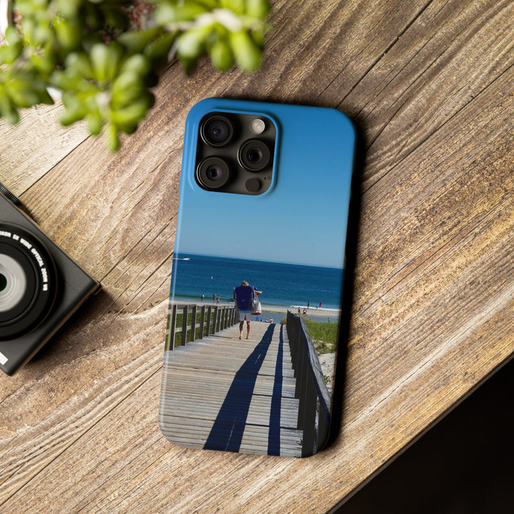 Slim Cute Phone Cases for Iphone - | iPhone 15 Case | iPhone 15 Pro Max Case, Iphone 14 Case, Iphone 14 Pro Max, Iphone 13, Summer Beach Walk - Studio40ParkLane