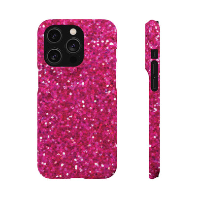 Snap Non-Glitter Muted Pink Play on "Faux" Glitter Effect Cute Phone Cases for Samsung and Iphone, 16, 15, 14, S24, S23, S22, S21, S20, Plus and Ultra