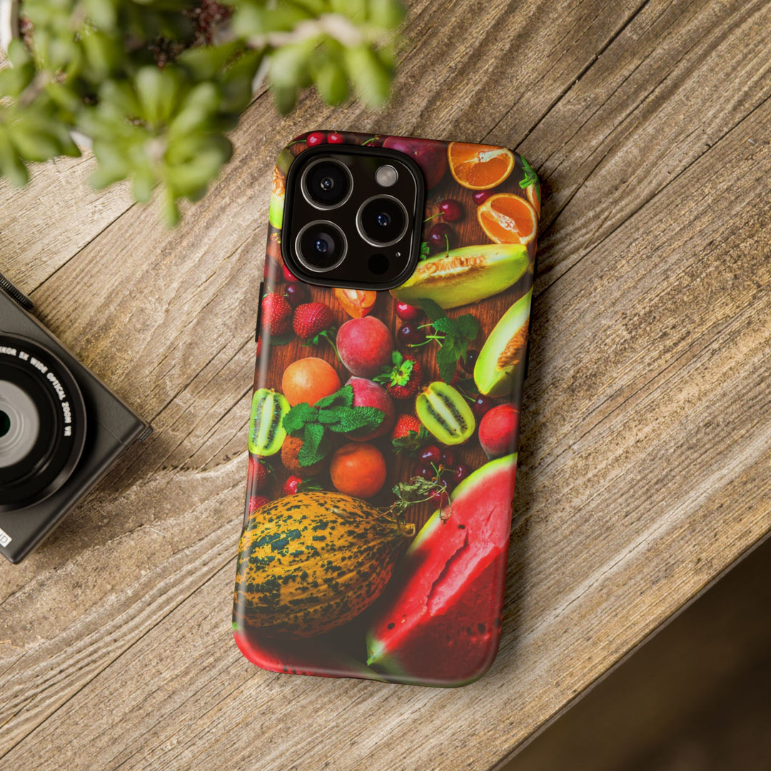 Fall Fruit Collage Cute Phone Case for, Samsung Galaxy S24, S23, S22, S21, IPhone 16 Case | Iphone 15, Iphone 14, IPhone 13 Case Mom Dad Gift - Studio40ParkLane