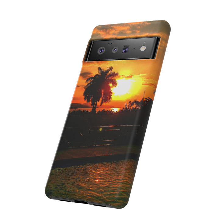 Cute Samsung Case | Cool Iphone Case | Summer Jamaica Pool Sunset, Samsung S24, S23, S22, S21, IPhone 15 Case | Iphone 14 Case, Iphone 13 Case - Studio40ParkLane