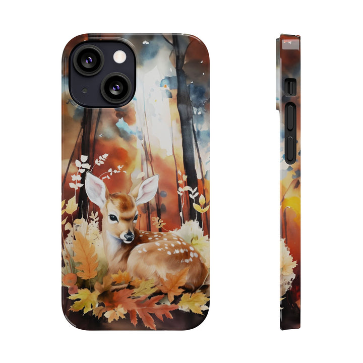 Slim Fall Autumn Forest Deer Gift for Her Cute Phone Cases for Iphone 16 | iPhone 15 Case | iPhone 15 Pro Max Case, Iphone 14, Iphone 14 Pro Max, Iphone 13, Slim - Studio40ParkLane