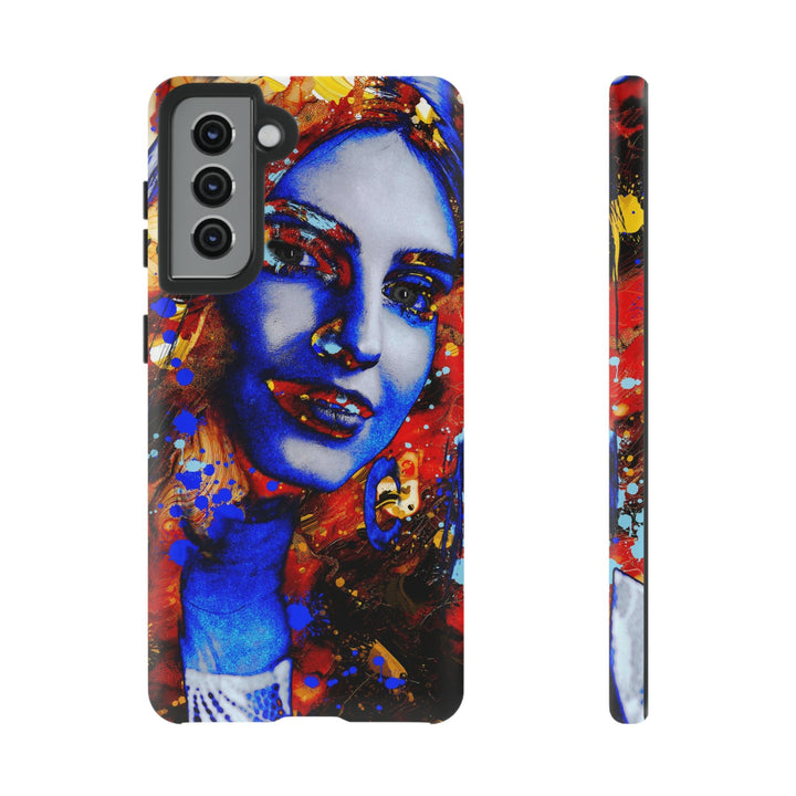 Cute Samsung Phone Case | Aesthetic Samsung Phone Case | Galaxy S23, S22, S21, S20 | Marble Splash Face, Protective Phone Case - Studio40ParkLane