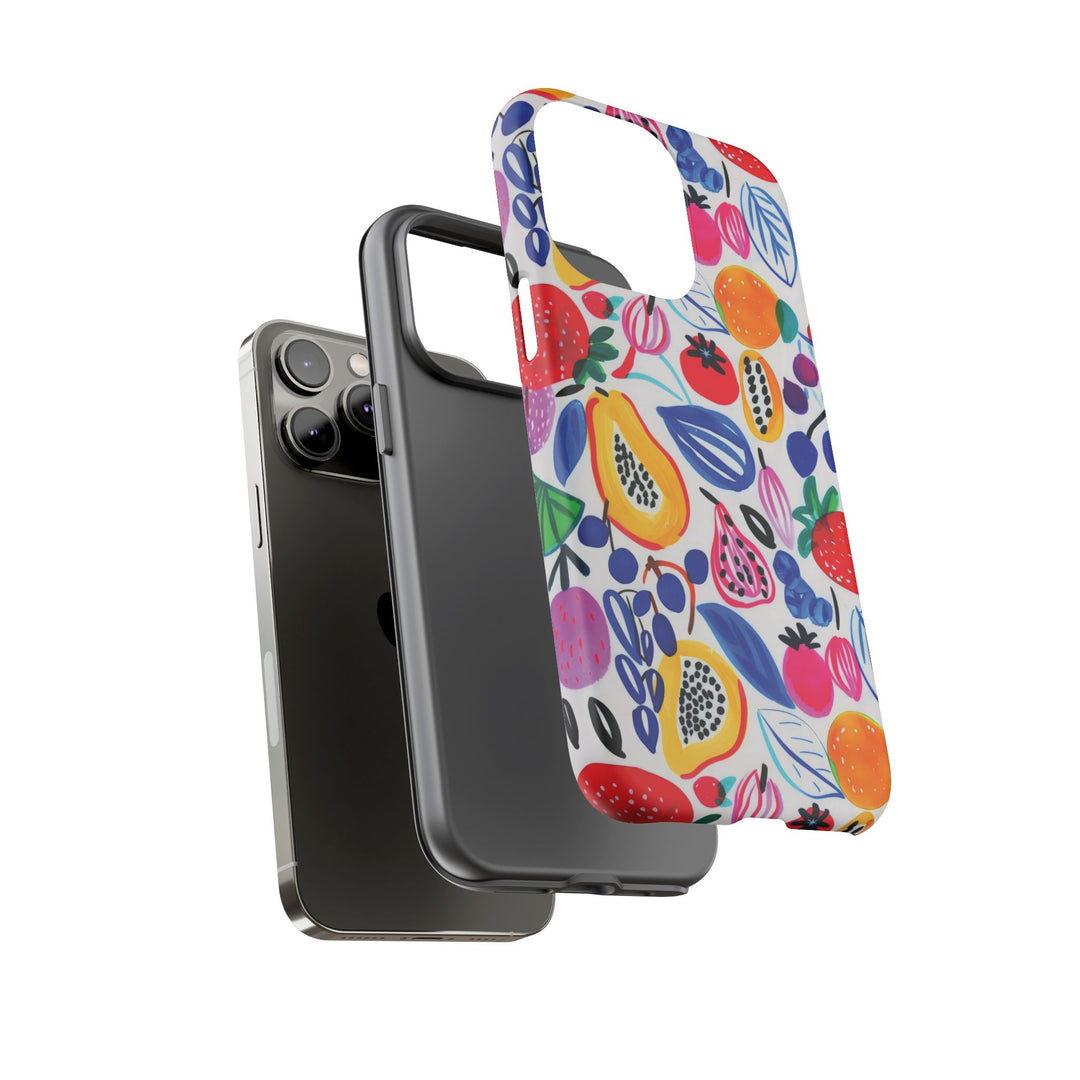 Premium Tough Summer Fruit Collage Gift for Her Cute Phone Cases for Samsung and Iphone, 16, 15, 14, S24, S23, S22, S21, S20, Plus, Ultra, Pro - Studio40ParkLane
