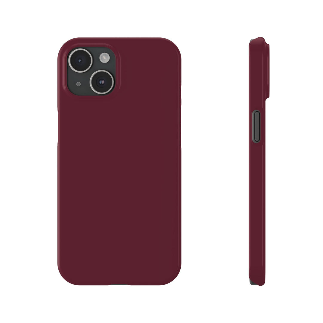 Slim Burgundy Maroon Gift for Her Aesthetic Cute Phone Case for Iphone 16 - | iPhone 15 Pro Max Case | iPhone 14 Case 13 12 11 10 9 8 7 - Studio40ParkLane