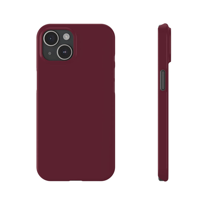 Slim Burgundy Maroon Gift for Her Aesthetic Cute Phone Case for Iphone 16 - | iPhone 15 Pro Max Case | iPhone 14 Case 13 12 11 10 9 8 7 - Studio40ParkLane