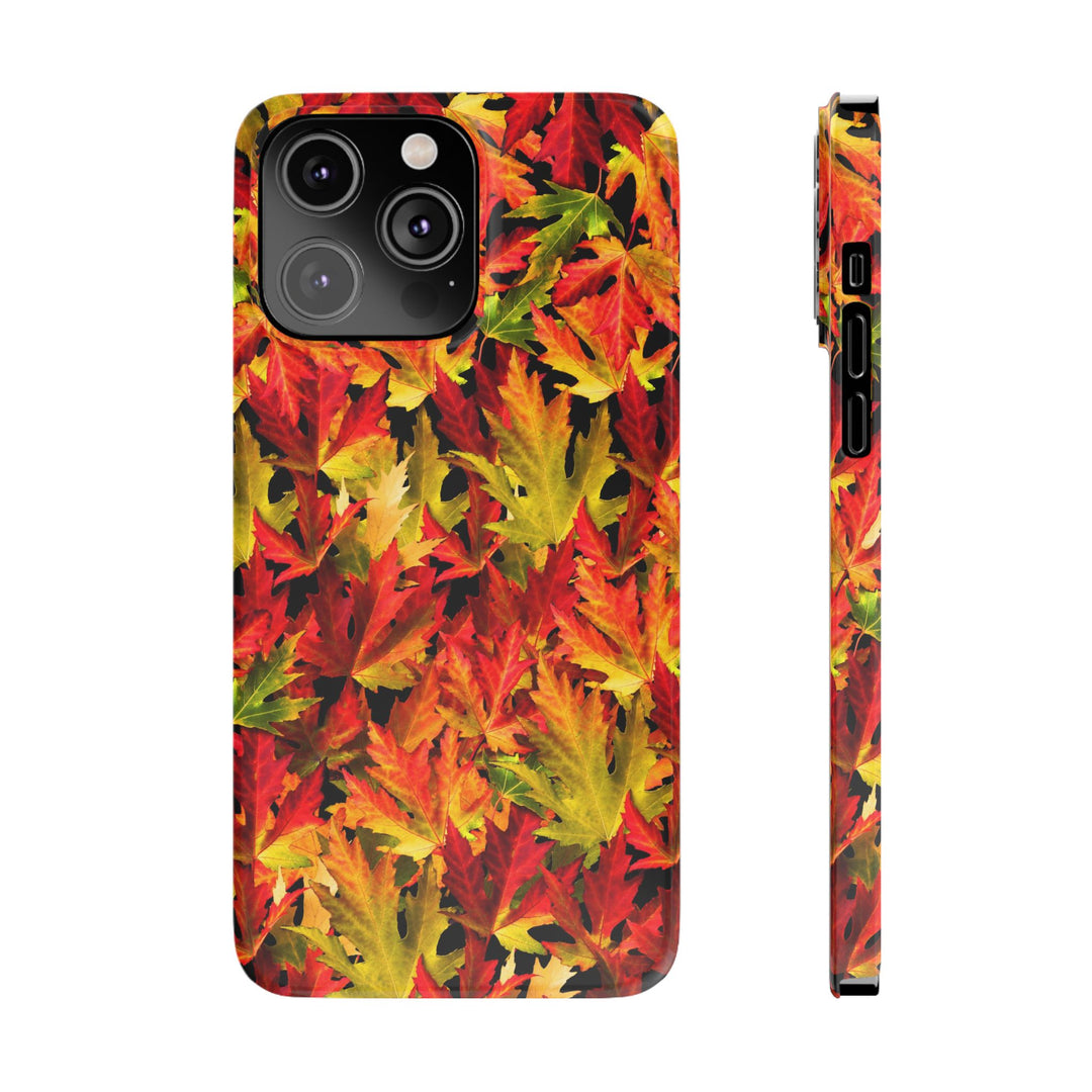 Slim Fall Leaves Slim Cute Phone Cases for Iphone | iPhone 15 Case | iPhone 15 Pro Max Case, Iphone 14, Iphone 14 Pro Max, Iphone 13 - Studio40ParkLane