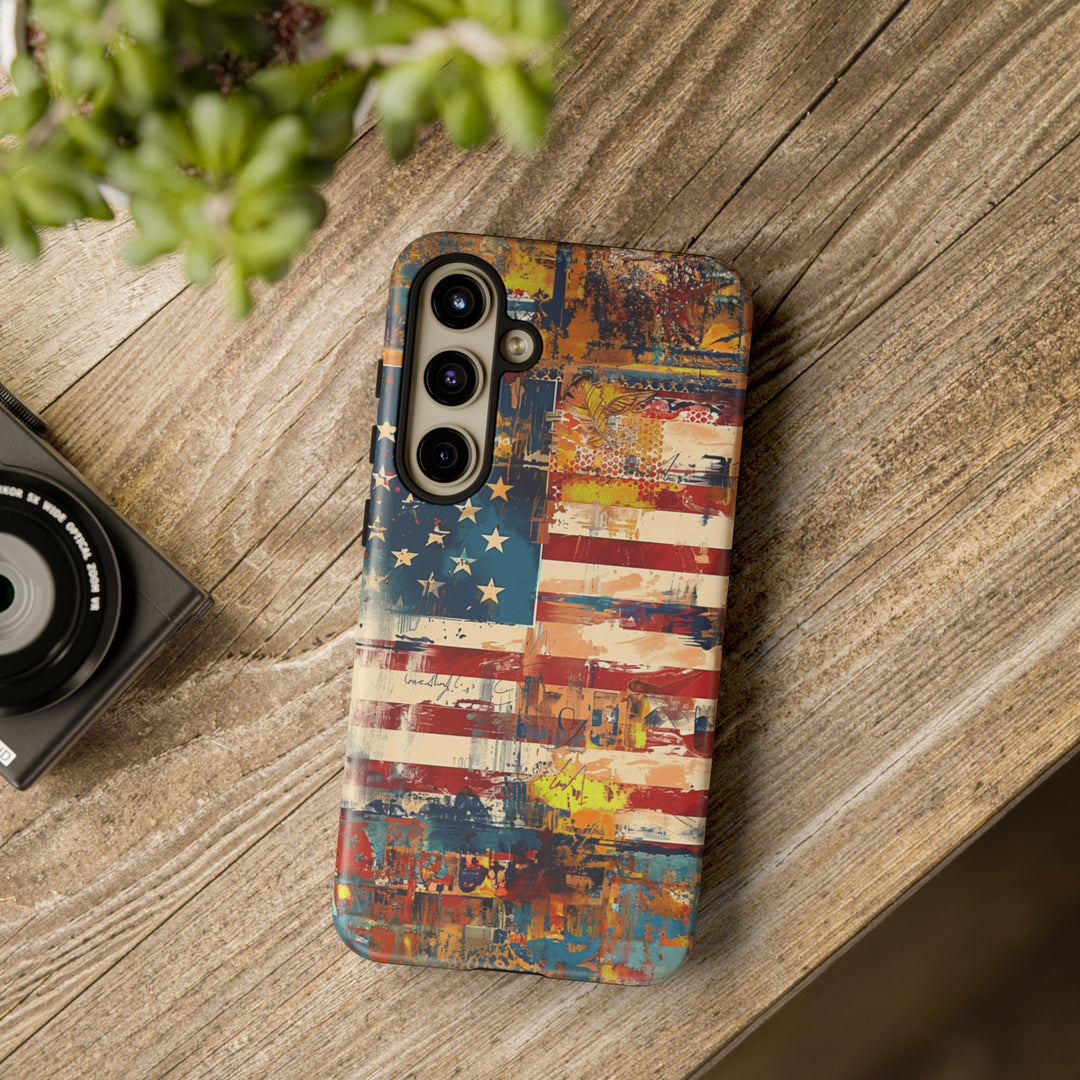 Impact Resistant, American Flag, Cute Phone Cases for Samsung S24, S23, S22, S21, IPhone 15 pro Iphone 14 pro Iphone 13 IPhone 12 Iphone 11 - Studio40ParkLane