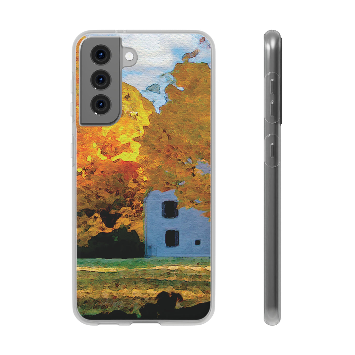 Cute Flexi Samsung Phone Cases, New England Fall Colors Galaxy S23 Phone Case, Samsung S22 Case, Samsung S21 Case, S20 Plus