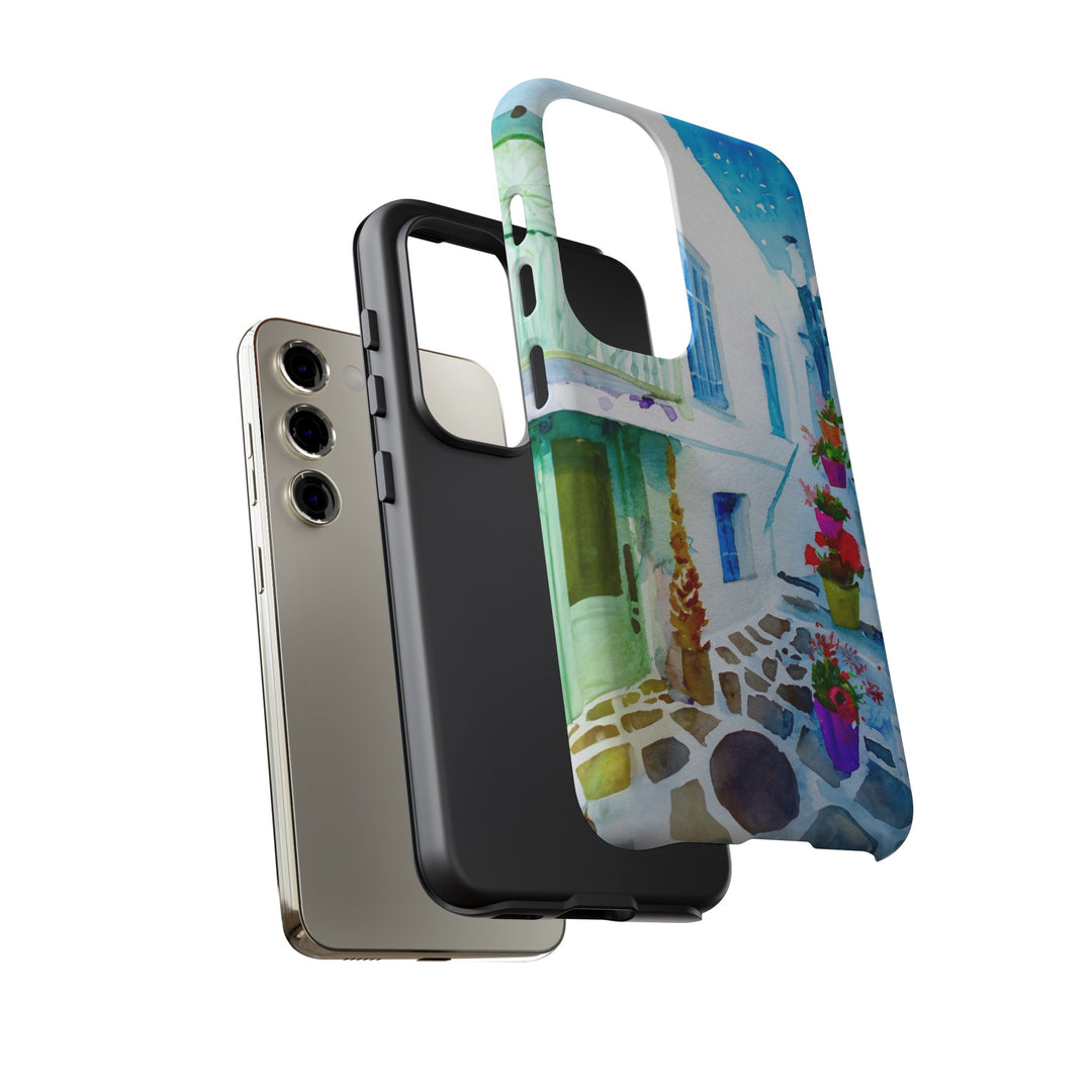 Impact Resistant, Greece House, Cute Phone Cases for Samsung S24, S23, S22, S21, IPhone 15 pro Iphone 14 pro Iphone 13 IPhone 12 Iphone 11 - Studio40ParkLane