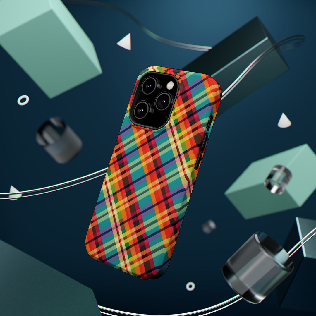 Checkered Plaid Magsafe Gift for Her Cute Phone Case for Iphone, | iPhone 16 | iPhone 15 Pro Max, Iphone 14 Pro Max, 13 12 11 10 9 8 7 - Studio40ParkLane