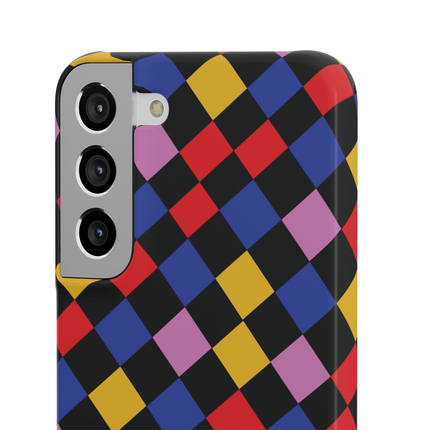 Colorful Checkerboard Cute Phone Case - Sleek Snap - for iPhone 16 15 14 13 12 11 Max Pro Plus Samsung Galaxy S24 S23 S22 S21 S20 Plus Ultra - Studio40ParkLane