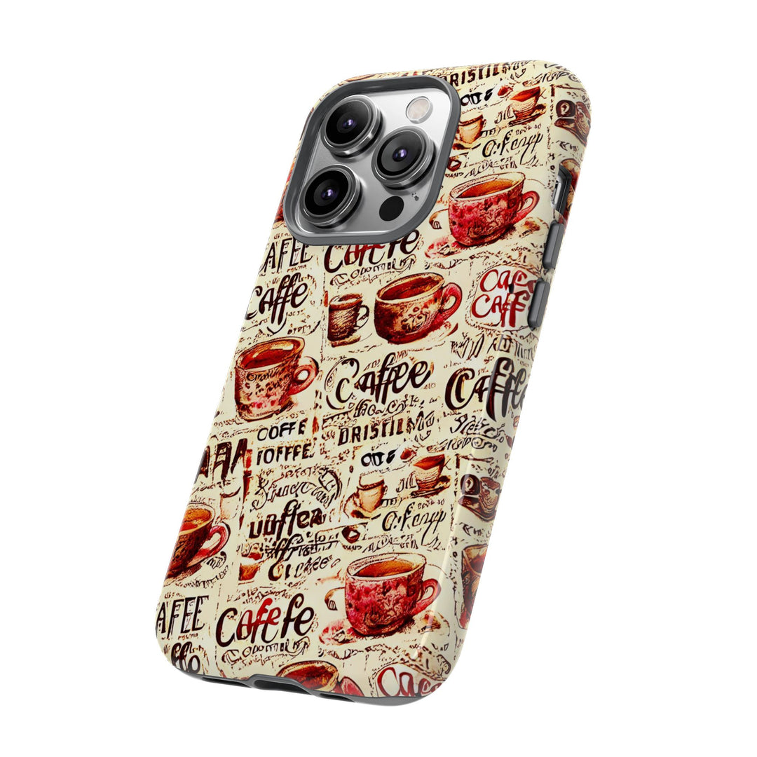 Impact Resistant, Paris Bistro Cafe, Cute Phone Cases for Samsung S24, S23, S22, S21, IPhone 15 pro Iphone 14 pro Iphone 13 IPhone 12 Iphone 11 - Studio40ParkLane