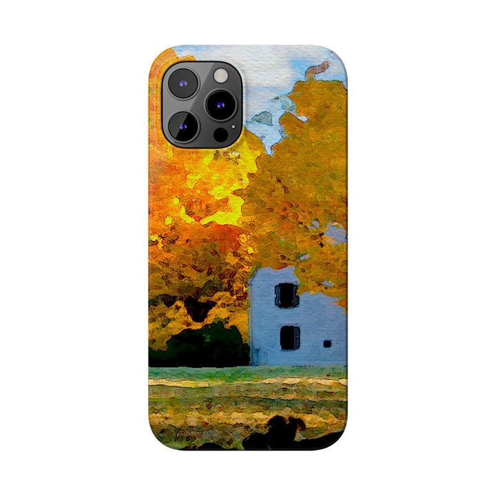 Slim Cute Phone Cases for Iphone - | iPhone 15 Case | iPhone 15 Pro Max Case, Iphone 14 Case, Iphone 14 Pro Max, Iphone 13, New England Fall Leaves - Studio40ParkLane