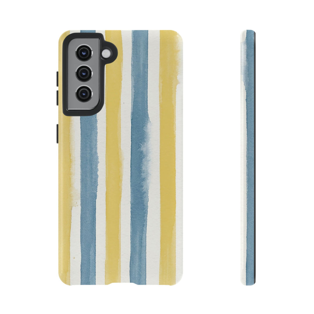 Tough Cute Yellow Stripes Phone Case, for IPhone 17 Pro Max | Iphone 17 Air, Iphone 16, IPhone 15, 14 13 12, Samsung Galaxy S26, S25, S24, S23 - Studio40ParkLane