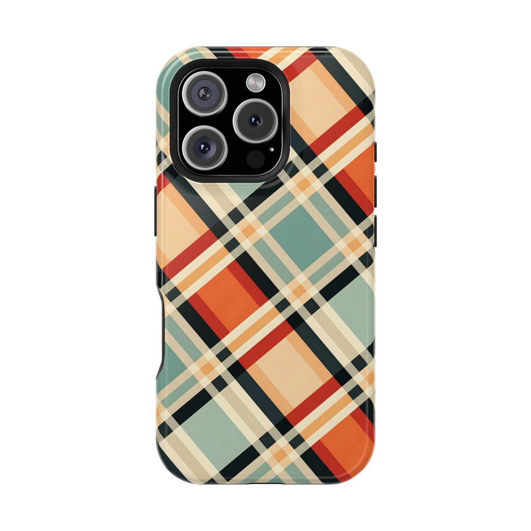 Checkered Plaid Magsafe Gift for Her Cute Phone Case for Iphone, | iPhone 16 | iPhone 15 Pro Max, Iphone 14 Pro Max, 13 12 11 10 9 8 7 - Studio40ParkLane