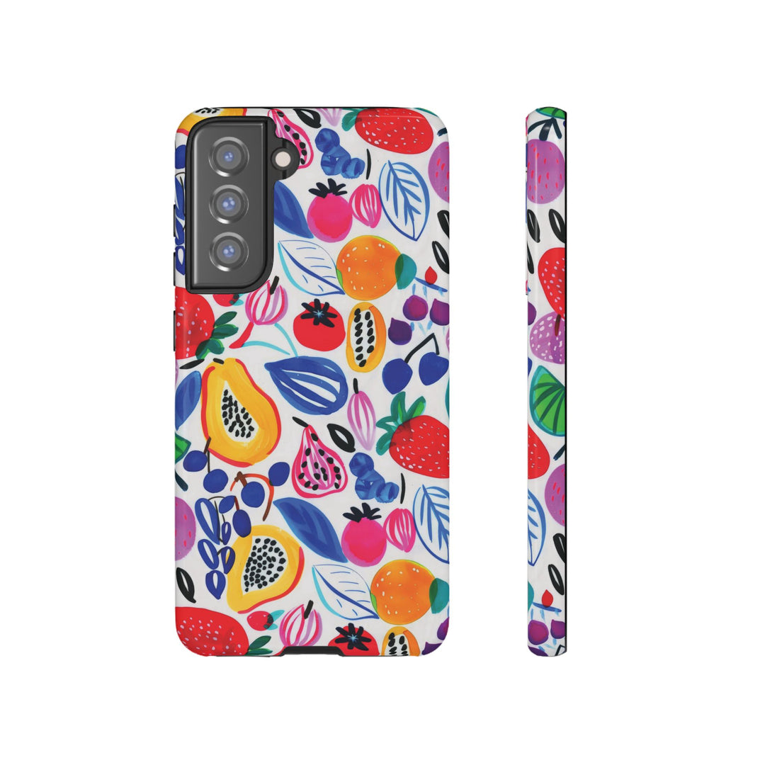 Premium Tough Summer Fruit Collage Gift for Her Cute Phone Cases for Samsung and Iphone, 16, 15, 14, S24, S23, S22, S21, S20, Plus, Ultra, Pro - Studio40ParkLane