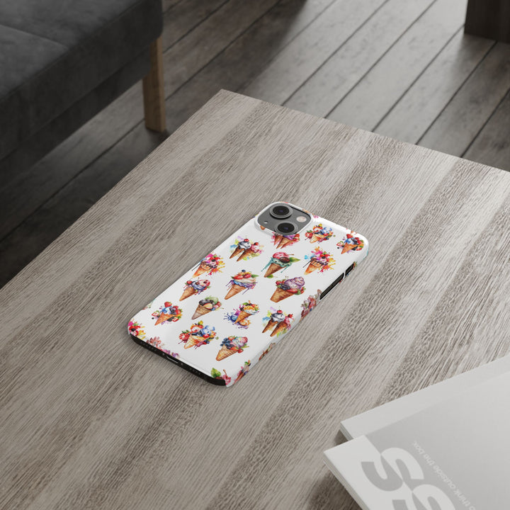 Slim Summer Ice Cream Slim Cute Phone Cases for Iphone | iPhone 15 Case | iPhone 15 Pro Max Case, Iphone 14, Iphone 14 Pro Max, Iphone 13 - Studio40ParkLane