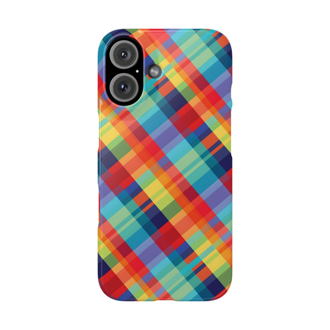 Slim Checkered Plaid Gift for Her Cute Phone Cases for Iphone 16 Pro Max | iPhone 15 Case | iPhone 15 Pro Max Case, Iphone 14, 13, 12, 11, 10, 8, 7 - Studio40ParkLane