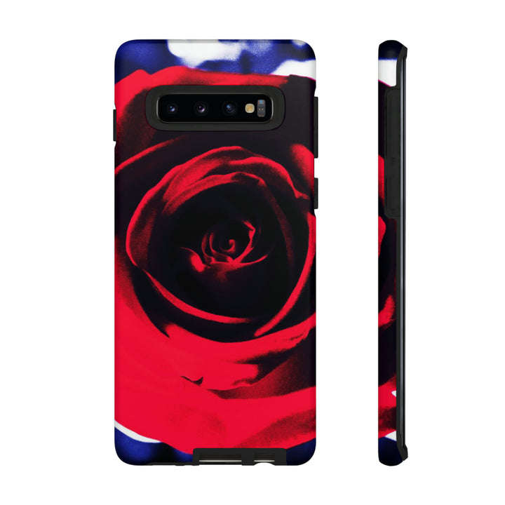 Cute Samsung Phone Case | Aesthetic Samsung Phone Case | Red Rose | Galaxy S23, S22, S21, S20 | Luxury Double Layer | Cool - Studio40ParkLane