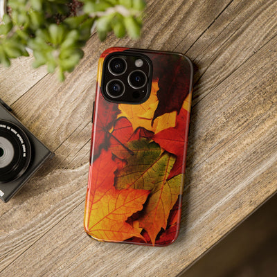 Autumn Fall Leaves Gift Cute Phone Case for, Samsung Galaxy S24, S23, S22, S21, IPhone 16 Case | Iphone 15, Iphone 14, IPhone 13 Case Mom Dad Gift