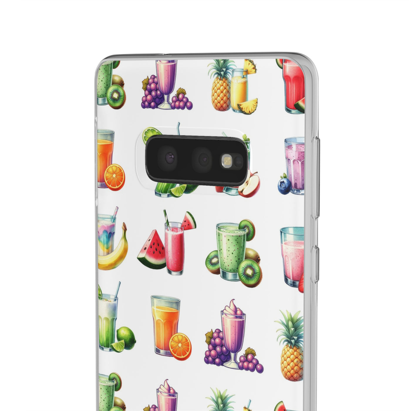 Cute Flexi Phone Cases, For Iphones and Samsung Galaxy Phones, Tropical Summer Fruit Cocktails, Galaxy S23 Phone Case, Samsung S22 Case, Samsung S21, Iphone 15, Iphone 14, Iphone 13