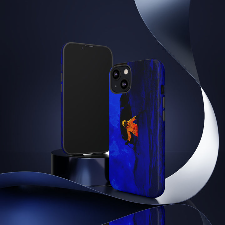 Cute IPhone Case | iPhone 15 Case | iPhone 15 Pro Max Case, Iphone 14 Case, Iphone 14 Pro Max Case IPhone Case for Art Lovers, Skier Mountain Night - Studio40ParkLane