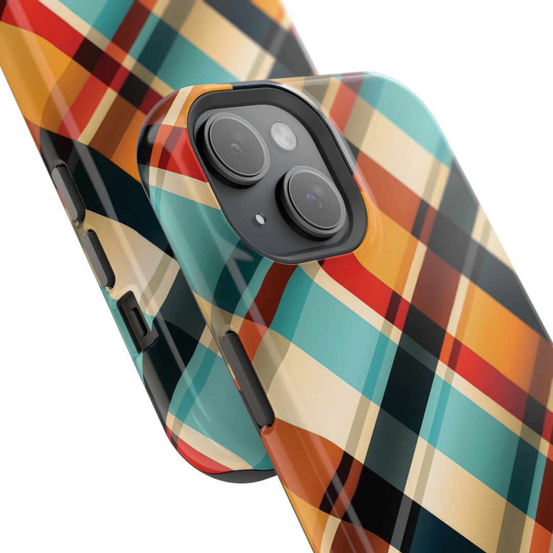 Checkered Plaid Magsafe Gift for Her Cute Phone Case for Iphone, | iPhone 16 | iPhone 15 Pro Max, Iphone 14 Pro Max, 13 12 11 10 9 8 7 - Studio40ParkLane