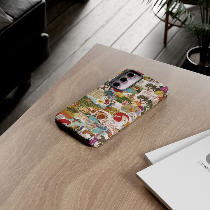 Italy Tuscany Coquette Collage Tough Premium Phone Case - For iPhone 17 Pro Max iPhone 16 Pro iPhone 15 Iphone 14 Plus 13 Pro 12 11 10 XR - Studio40ParkLane