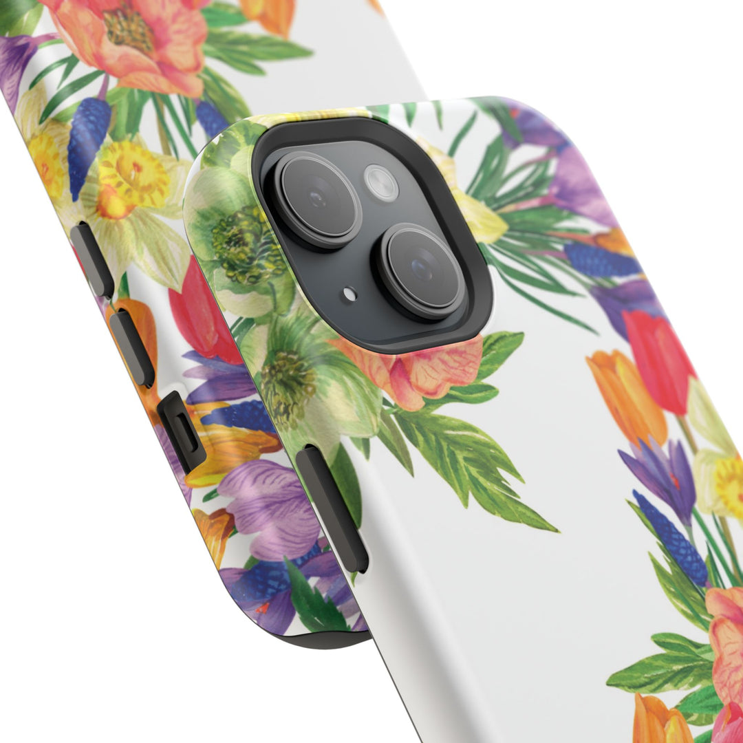 Spring Flowers Magsafe Cute Phone Case for Iphone Gift for Her, iPhone 16 Case iPhone 15 Pro Max Case, Iphone 14, Iphone 14 Pro Max, 13, 12 - Studio40ParkLane