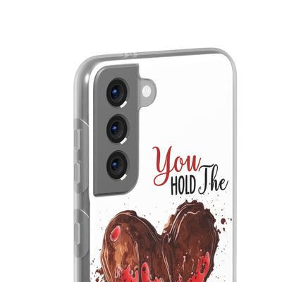 Cute Flexi Samsung Phone Cases, Valentine Heart Chocolate Galaxy S23 Phone Case, Samsung S22 Case, Samsung S21 Case, S20 Plus
