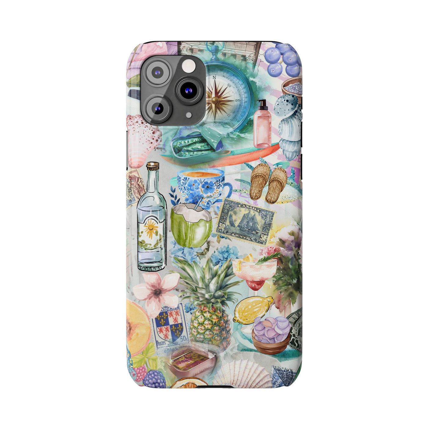 Slim Travel Coquette Collage Slim Cute Phone Cases for Iphone  | iPhone 15 Case | iPhone 15 Pro Max Case, Iphone 14, Iphone 14 Pro Max, Iphone 13