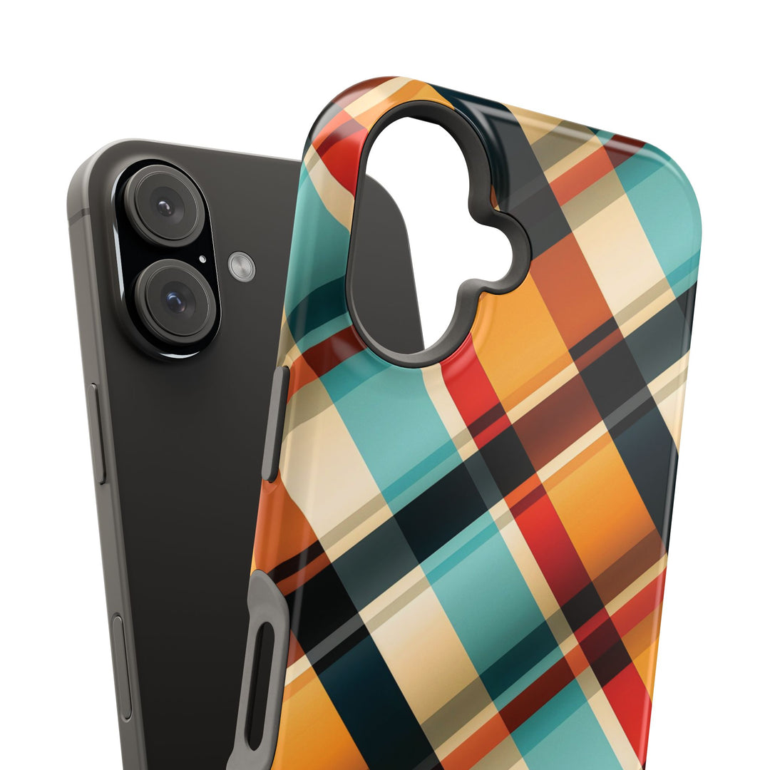 Checkered Plaid Magsafe Gift for Her Cute Phone Case for Iphone, | iPhone 16 | iPhone 15 Pro Max, Iphone 14 Pro Max, 13 12 11 10 9 8 7 - Studio40ParkLane