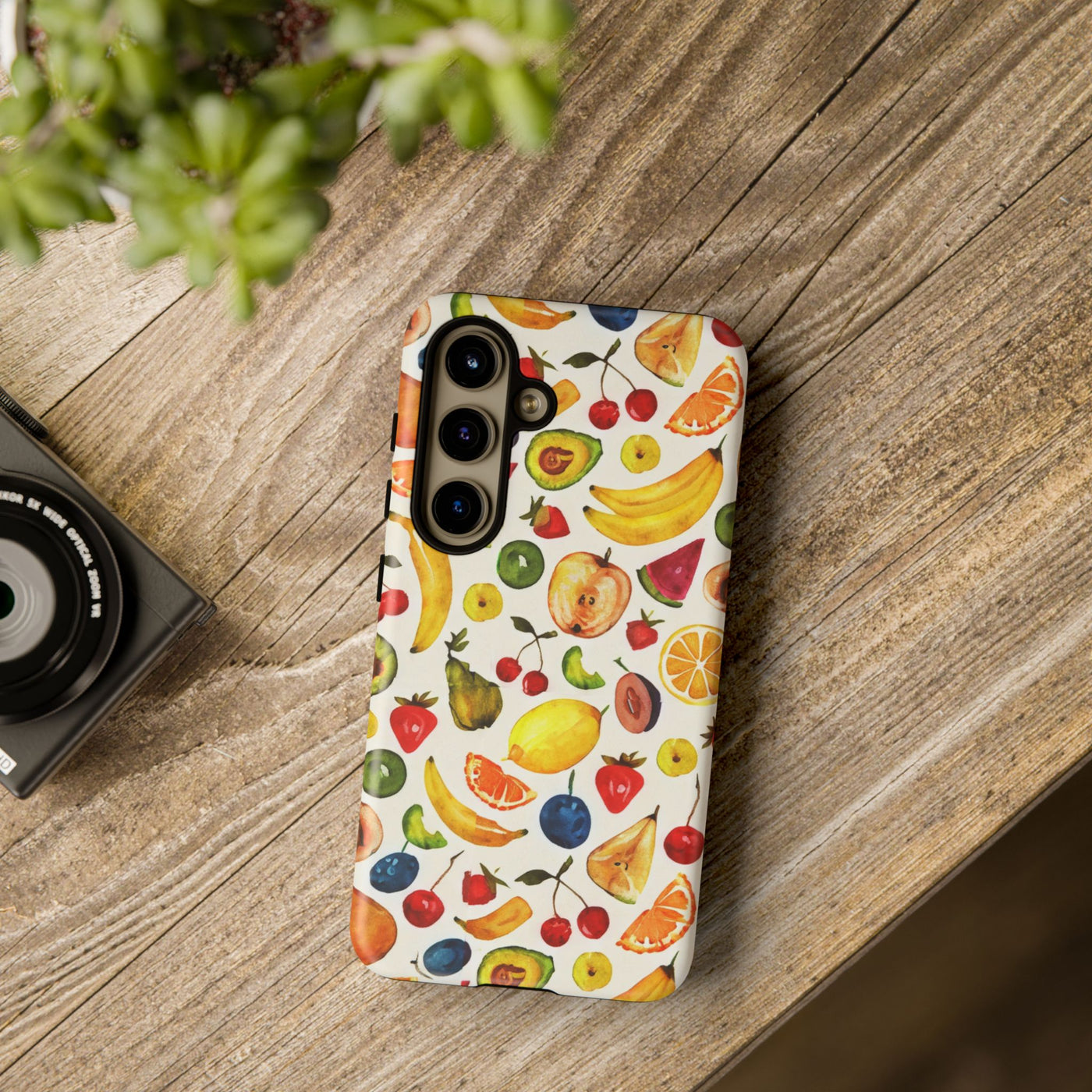 Impact Resistant, Mixed Fruits, Cute Phone Cases for Samsung S24, S23, S22, S21, IPhone 15 pro Iphone 14 pro Iphone 13 IPhone 12 Iphone 11