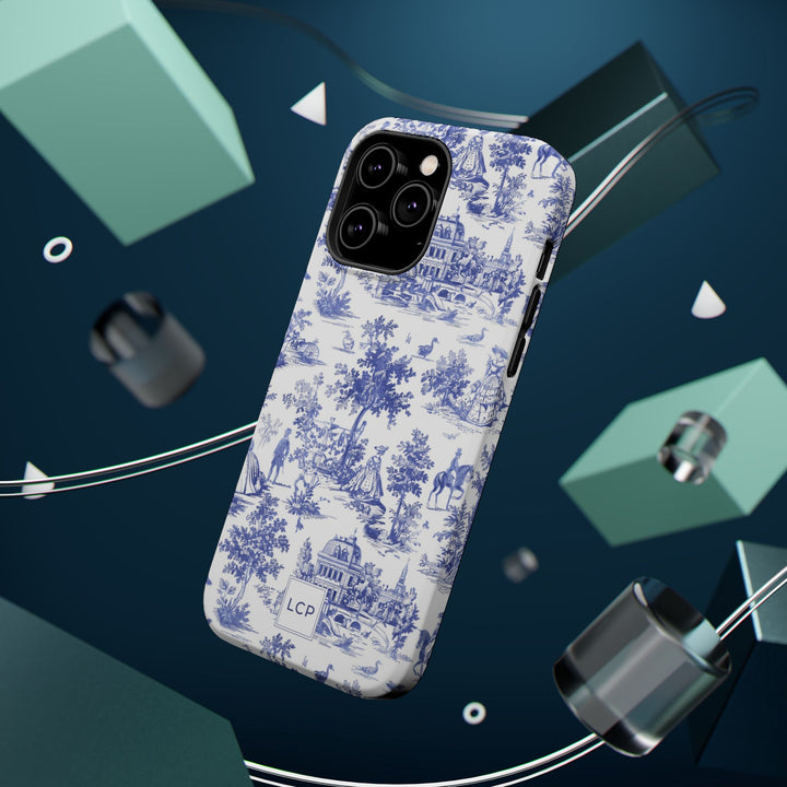 Custom Personalized French Toile Magsafe Phone Case for Iphone 18 - iPhone 17 Pro Max Air Plus 15 14 13 12 11, Samsung Galaxy Phone Cases - Studio40ParkLane