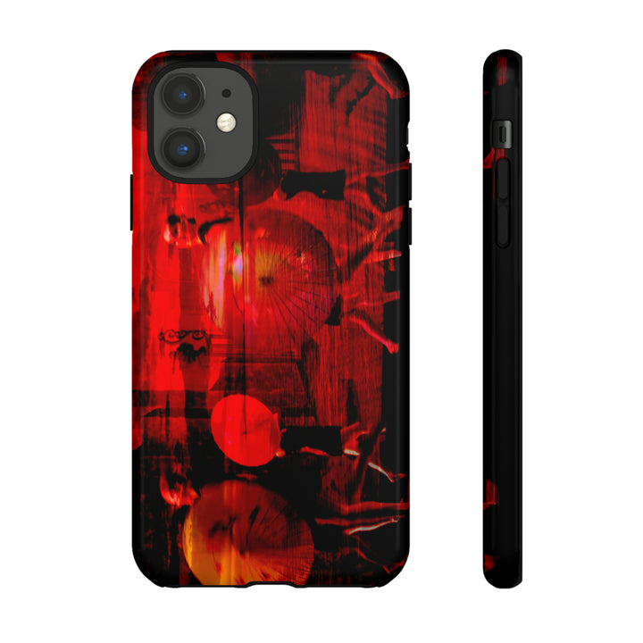 Cute IPhone Case | iPhone 15 Case | iPhone 15 Pro Max Case, Iphone 14 Case, Iphone 14 Pro Max Case IPhone Case for Art Lovers, Sunset Dance Red - Studio40ParkLane