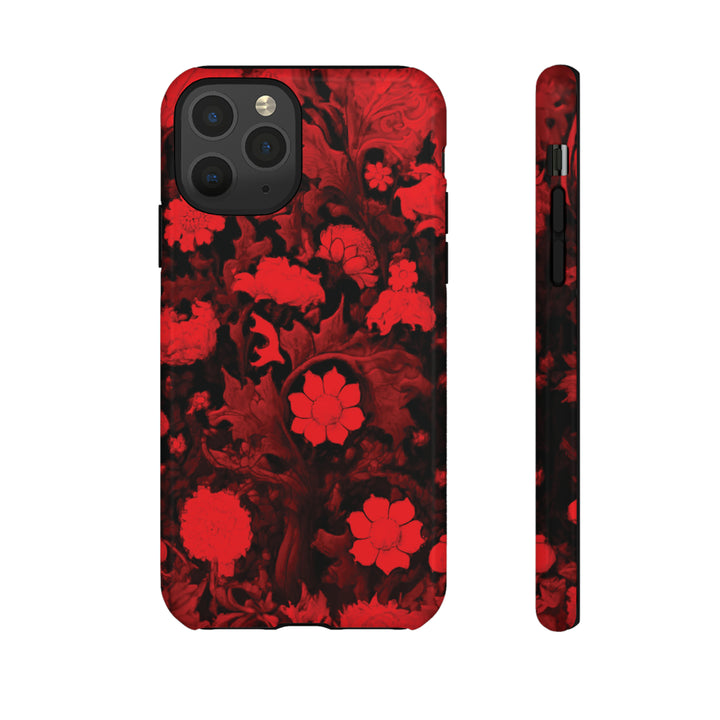 Cool Phone Case | Red Flowers, For iPhone 15 Case | iPhone 15 Pro Case, Iphone 14 Case, Iphone 14 Pro Max Case, Protective Iphone Case - Studio40ParkLane