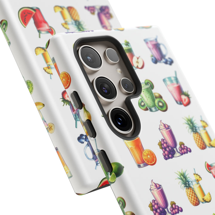 Cute Samsung Case | Cool Iphone Case | Tropical Summer Fruit Cocktail, Samsung S24, S23, S22, S21, IPhone 15 Case | Iphone 14 Case, Iphone 13 Case - Studio40ParkLane