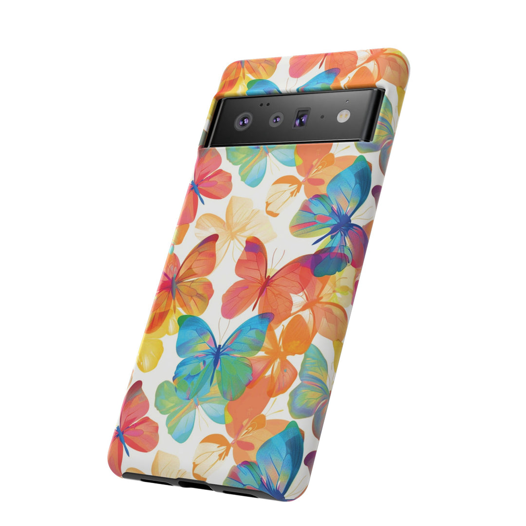 Cute Samsung Case | Cool Iphone Case | Summer Bright Butterflies, Samsung S24, S23, S22, S21, IPhone 15 Case | Iphone 14 Case, Iphone 13 Case - Studio40ParkLane