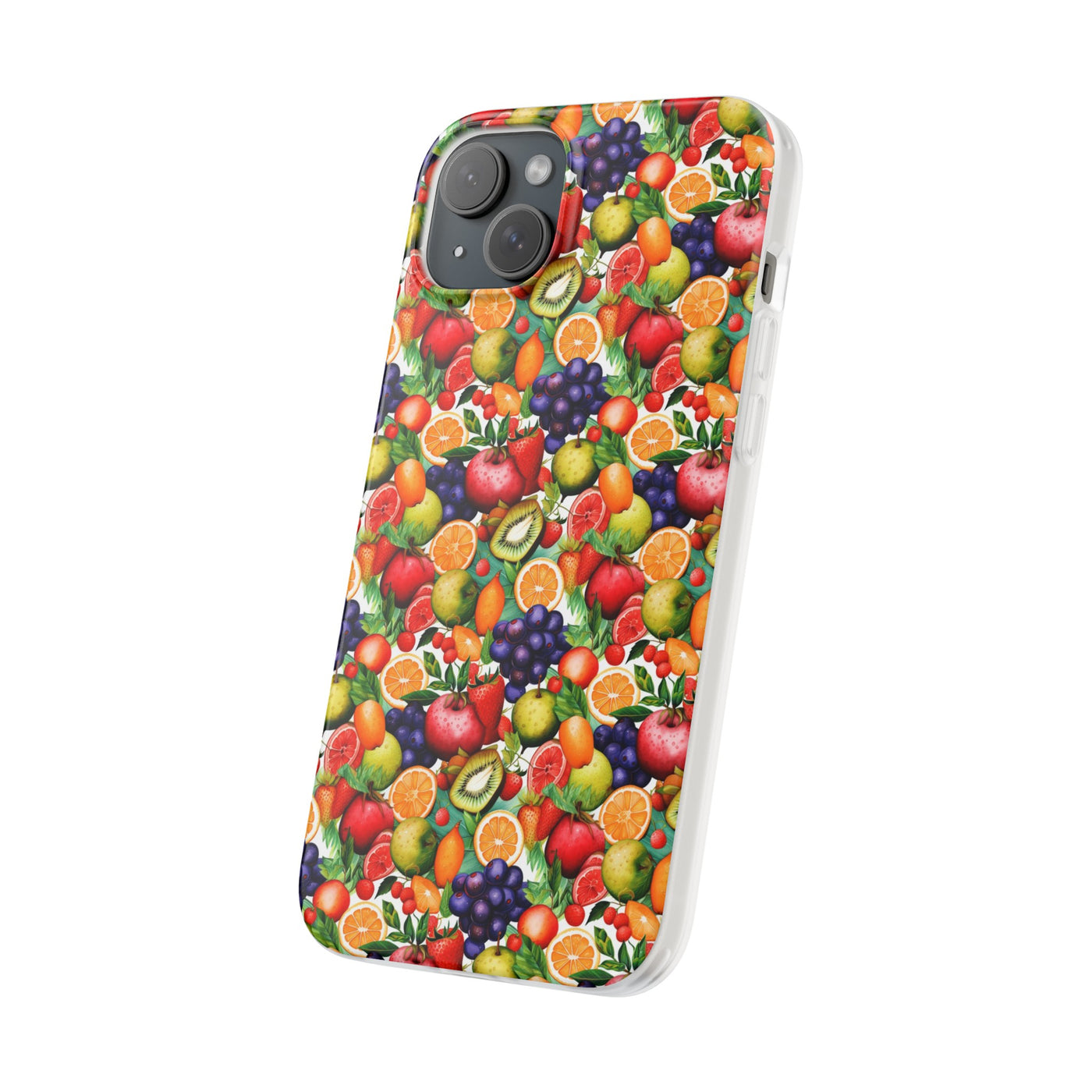 Cute Flexi Phone Cases, Summer Fruit Mix, Compatible with Samsung Galaxy S23, Samsung S22, Samsung S21, Samsung S20, Galaxy S20 Ultra