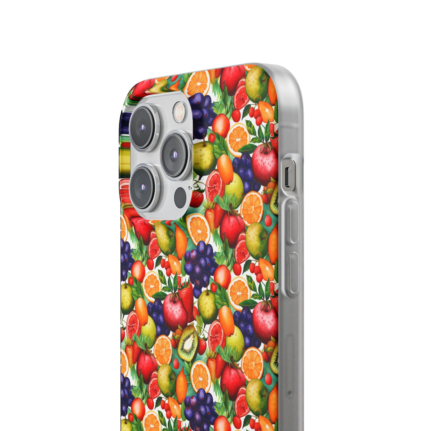 Cute Flexi Phone Cases, Summer Fruit Mix, Compatible with Samsung Galaxy S23, Samsung S22, Samsung S21, Samsung S20, Galaxy S20 Ultra