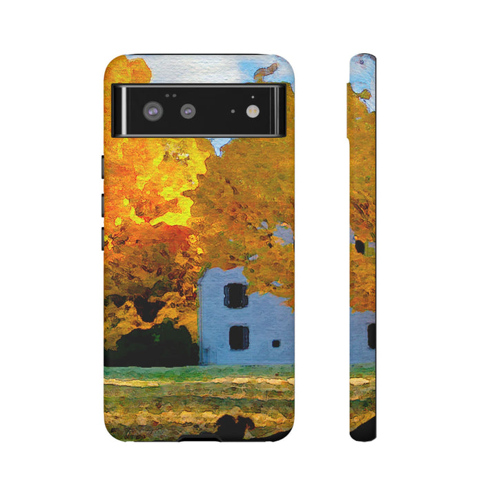 Impact Resistant, Fall Leaves Watercolor, Cute Phone Cases for Samsung S24, S23, S22, S21, IPhone 15 pro Iphone 14 pro Iphone 13 IPhone 12 Iphone 11 - Studio40ParkLane